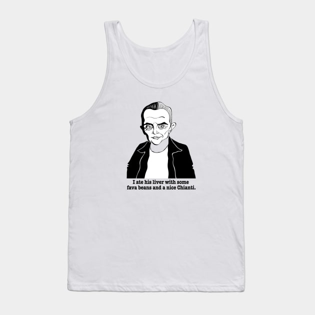 HANNIBAL LECTER FAN ART Tank Top by cartoonistguy